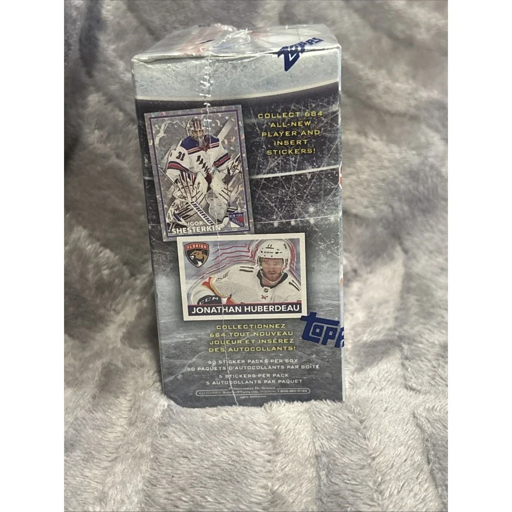 2022-23 Topps‎ NHL Sticker Collection Box FACTORY SEALED